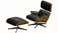 Eames Lounge Chair, Modeling & Rendering