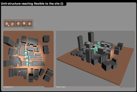 unit-structure reacting flexible to the site (I)